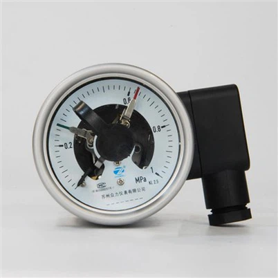 Back Connection All SS Electric Contact Pressure Gauge