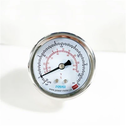 Back Connection Refrigeration Pressure Gauge