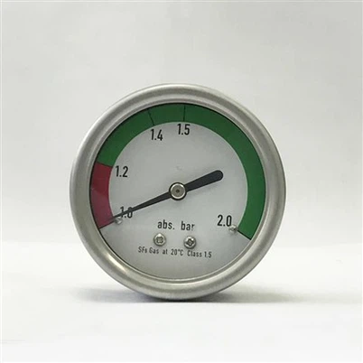 Back Connection SF6 Monitoring Gauge